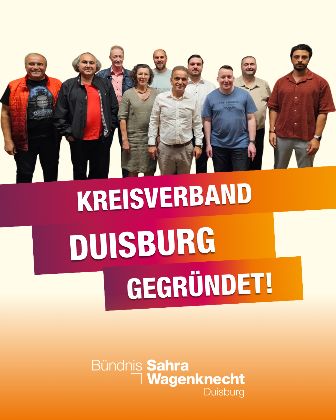 Gründung des BSW-Kreisverbands Duisburg